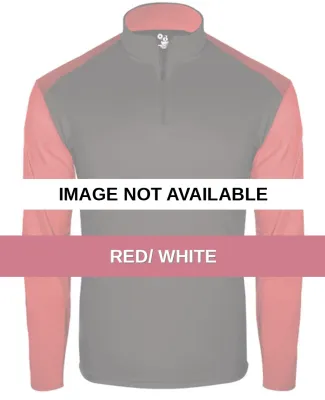 Badger Sportswear 2231 Youth Breakout Quarter-Zip  Red/ White
