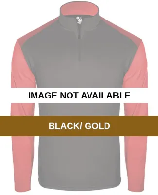 Badger Sportswear 2231 Youth Breakout Quarter-Zip  Black/ Gold