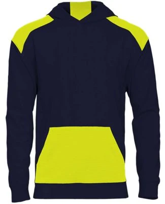 Badger Sportswear 2440 Youth Breakout Performance  in Navy/ safety yellow