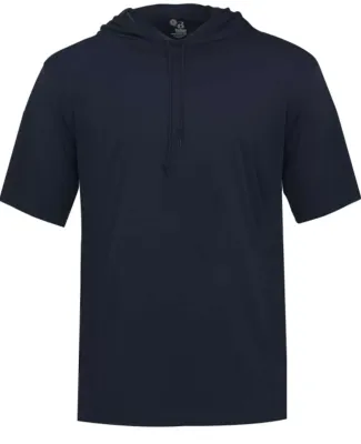 Badger Sportswear 4123 B-Core Hooded T-Shirt Navy
