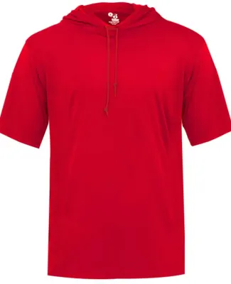 Badger Sportswear 4123 B-Core Hooded T-Shirt Red