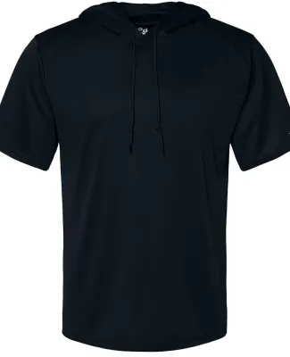 Badger Sportswear 4123 B-Core Hooded T-Shirt Black