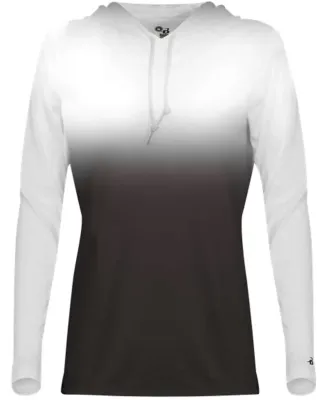Badger Sportswear 4208 Women's Ombre Long Sleeve H Black