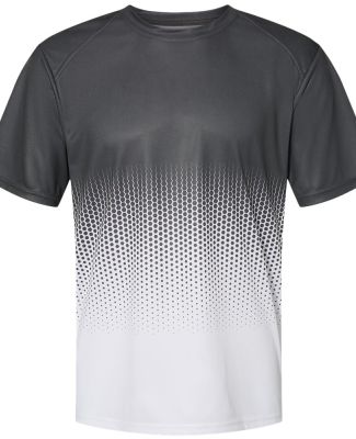 Badger Sportswear 4220 Hex 2.0 T-Shirt in Graphite