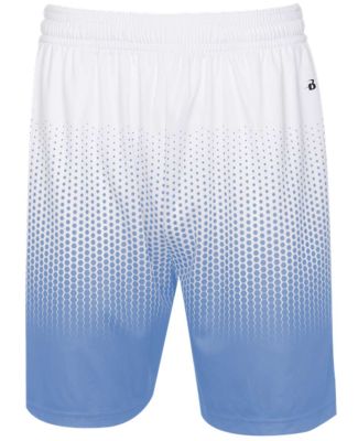 Badger Sportswear 4221 Hex 2.0 Shorts in Columbia blue