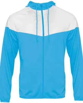 Badger Sportswear 7722 Spirit Outer-Core Jacket in Columbia blue/ white