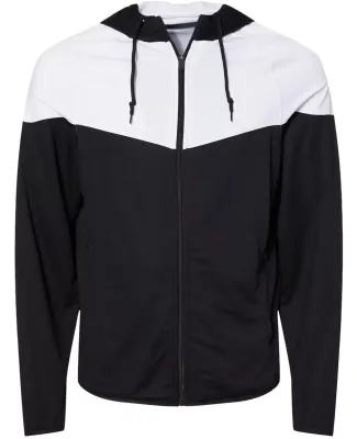 Badger Sportswear 7722 Spirit Outer-Core Jacket in Black/ white