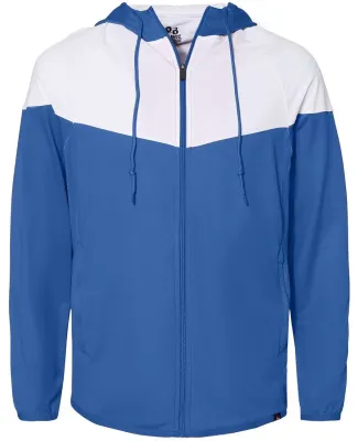 Badger Sportswear 7722 Spirit Outer-Core Jacket in Royal/ white