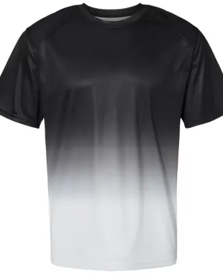Badger Sportswear 4209 Reverse Ombre T-Shirt Black