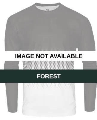 Badger Sportswear 2224 Youth Hex 2.0 Long Sleeve T Forest