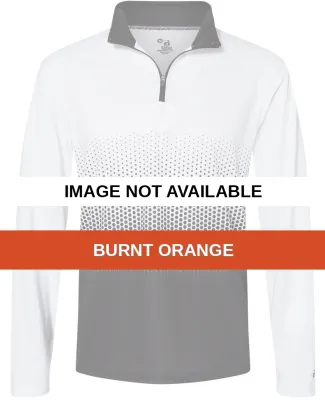Badger Sportswear 4222 Hex 2.0 Quarter Zip Pullove Burnt Orange