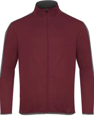 Badger Sportswear 7721 Blitz Outer-Core Jacket in Maroon/ graphite