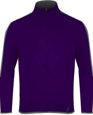 Badger Sportswear 7721 Blitz Outer-Core Jacket in Purple/ graphite