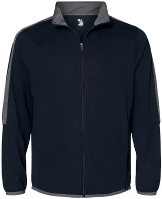 Badger Sportswear 7721 Blitz Outer-Core Jacket in Navy/ graphite