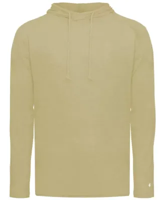 Badger Sportswear 4905 Tri-Blend Surplice Hooded L in Vegas gold heather