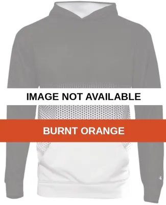 Badger Sportswear 2404 Youth Hex 2.0 Hooded Sweats Burnt Orange