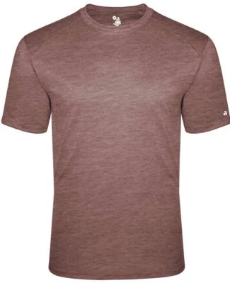 Badger Sportswear 2940 Youth Triblend T-Shirt in Maroon heather