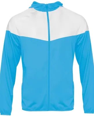 Badger Sportswear 2722 Youth Sprint Outer-Core Jac in Columbia blue/ white