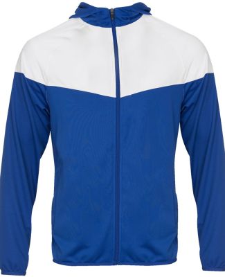 Badger Sportswear 2722 Youth Sprint Outer-Core Jac in Royal/ white