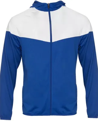Badger Sportswear 2722 Youth Sprint Outer-Core Jac in Royal/ white