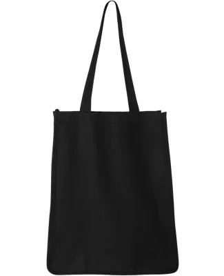 Q-Tees Q125400 27L Jumbo Shopping Bag Black