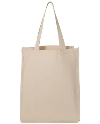 Q-Tees Q125400 27L Jumbo Shopping Bag Natural