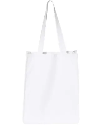 Q-Tees Q125400 27L Jumbo Shopping Bag White