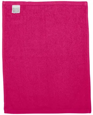 Q-Tees T600 Hemmed Fingertip Towel Hot Pink