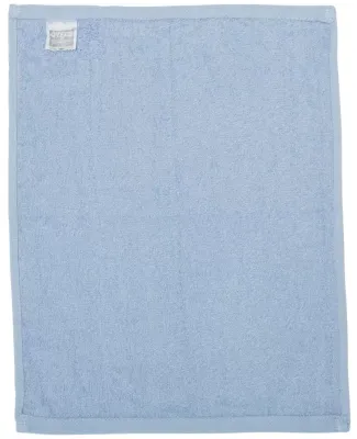 Q-Tees T600 Hemmed Fingertip Towel Light Blue