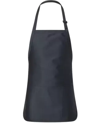 Q-Tees Q4250 Full-Length Apron with Pouch Pocket Navy