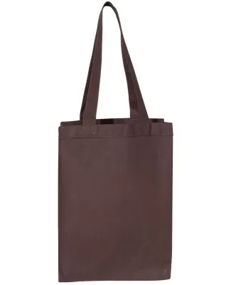 Q-Tees Q1000 12L Gussetted Shopping Bag Chocolate