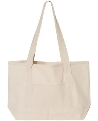 Q-Tees Q125800 20L Small Deluxe Tote Natural/ Natural