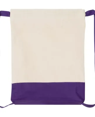 Q-Tees Q125700 8L Sport Backpack Natural/ Purple