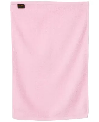 Q-Tees T200 Hemmed Hand Towel Light Pink