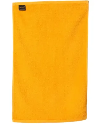 Q-Tees T300 Deluxe Hemmed Hand Towel Gold