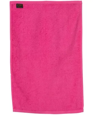 Q-Tees T300 Deluxe Hemmed Hand Towel Hot Pink
