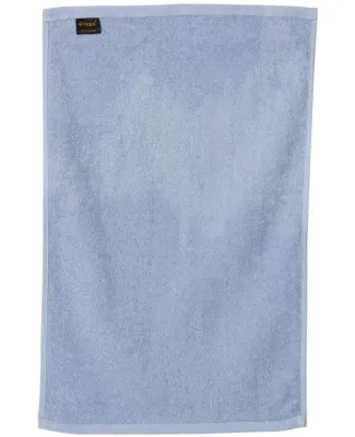 Q-Tees T300 Deluxe Hemmed Hand Towel Light Blue