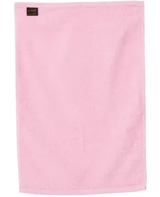 Q-Tees T300 Deluxe Hemmed Hand Towel Light Pink