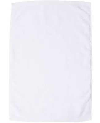Q-Tees T300 Deluxe Hemmed Hand Towel White