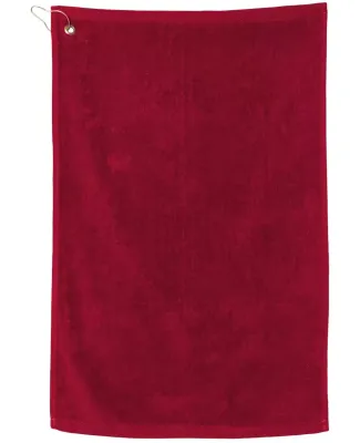 Q-Tees T300G Grommet Deluxe Hemmed Towel Red