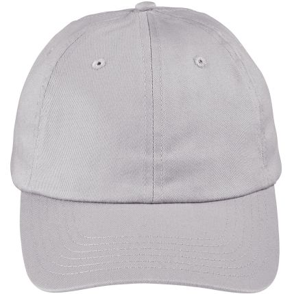 Big Accessories BX880SB Unstructured 6-Panel Cap in Light grey