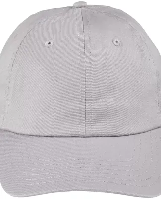 Big Accessories BX880SB Unstructured 6-Panel Cap LIGHT GRAY