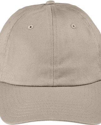 Big Accessories BX880SB Unstructured 6-Panel Cap KHAKI