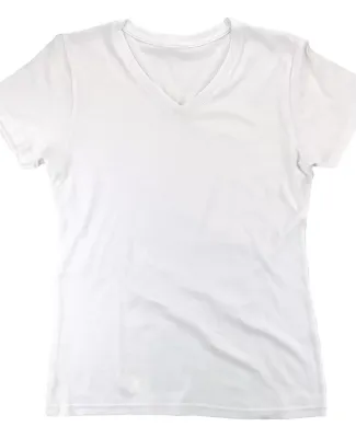 Boxercraft YT23 Girls' Relaxed V-Neck T-Shirt White