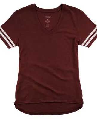 Boxercraft YT62 Girls' Sporty Slub T-Shirt Crimson
