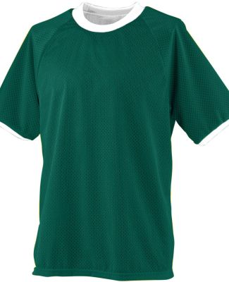 Augusta Sportswear 216 YOUTH REVERSIBLE PRACTICE J in Dark green/ white