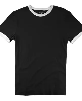 Boxercraft T49 Ringer T-Shirt Black/ White