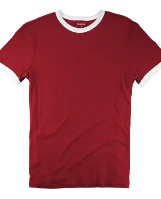 Boxercraft T49 Ringer T-Shirt Red/ White