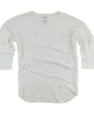 Boxercraft T19 Women's Garment-Dyed Vintage Jersey in White