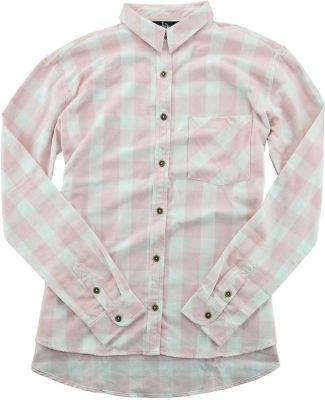 Boxercraft PF50 Women's Plus Size Flannel Shirt Pale Pink/ Natural Buffalo